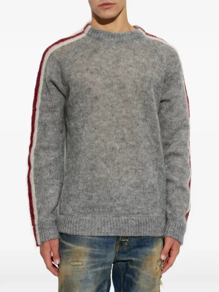 Pulover Dsquared2 cu dungi gri