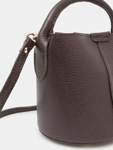 Кожаная сумка Answear.lab коричневая