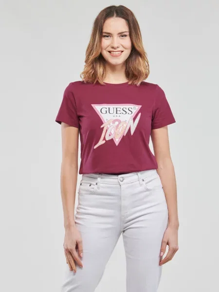 Majica Guess bordo