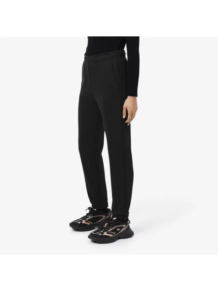 Lacoste Spodnie Dresowe Z Polaru czarne