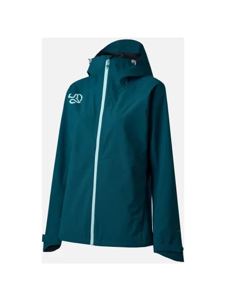 Kurtka z kapturem Ternua Hardshell Rain Valdur granatowa XL niebieska