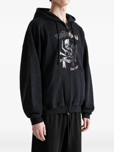 Hanorac cu glugă Vetements negru