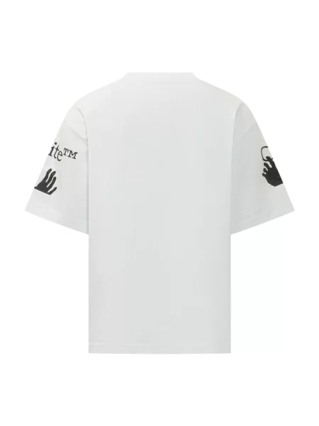 Koszulka Off-white z logo biała