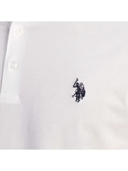 Tricou polo U.s. Polo Assn. alb