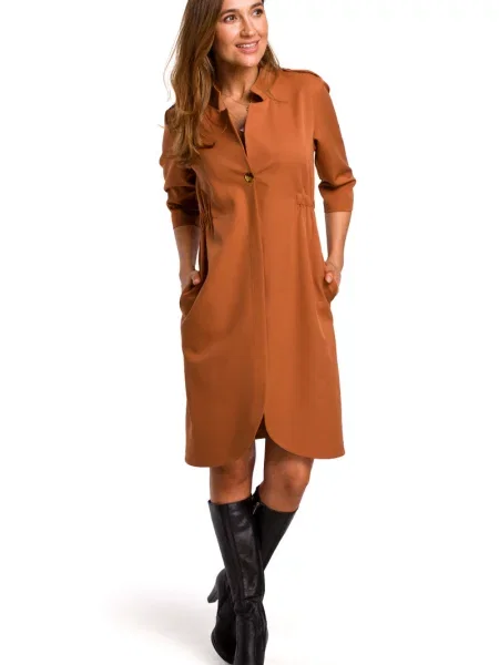 Sukienka Stylove brązowa