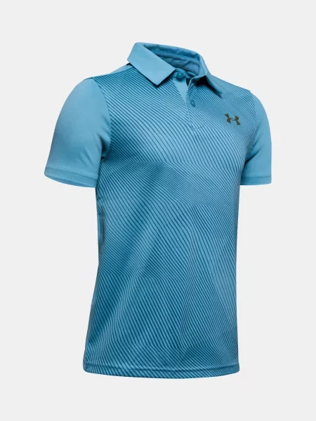 Tricou polo copii Under Armour albastru
