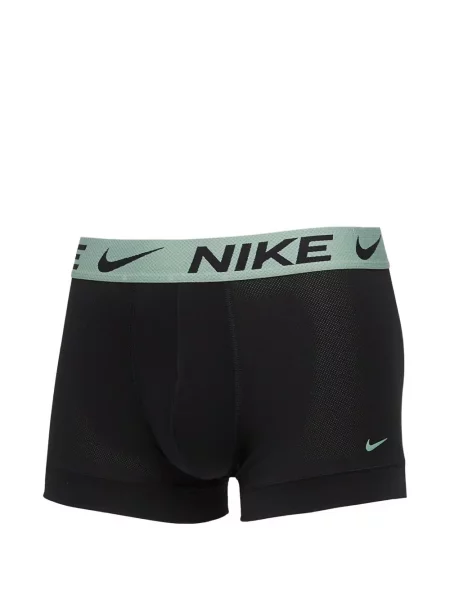 Kötött levágott póló Nike nyomtatás fekete