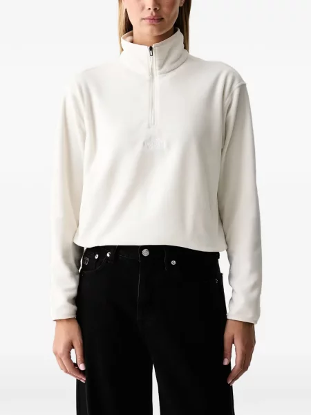 Fleece φλις φούτερ The North Face με αυτόγραφο λευκό
