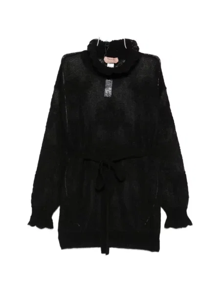 Cu centură pulover Twinset negru