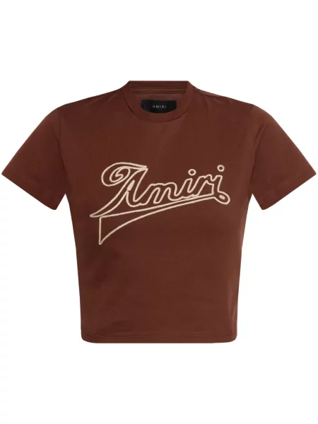 Tricou Amiri cu imagine maro