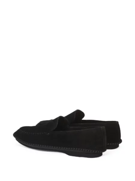 Pantofi loafer Premiata din piele de căprioară negru