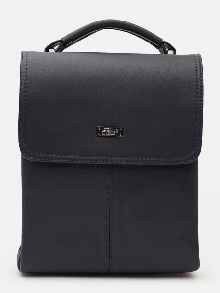 Кожаная сумка через плечо Ricco Grande синяя