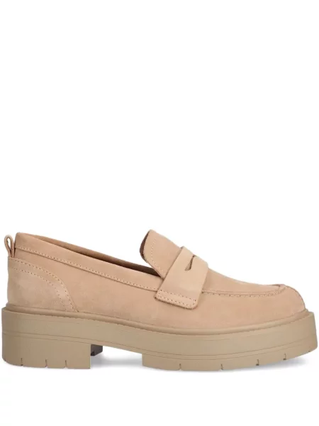 Pantofi loafer Geox din piele de căprioară slip-on