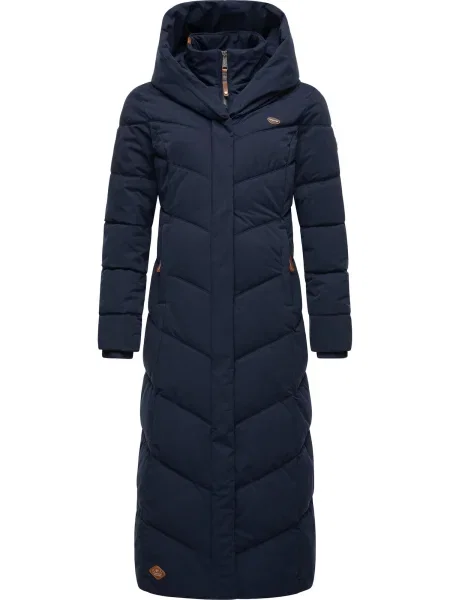 Ragwear Palton de iarnă Natalka bleumarin / maro alb