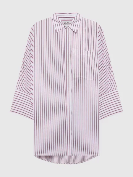Сорочка AVENUE в смужку Max Mara біла