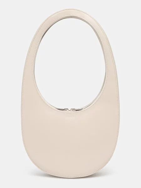 Geanta de piele Coperni din piele bej