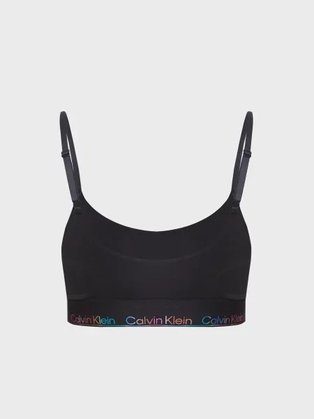 Без подкладки бюстгальтер Calvin Klein черный