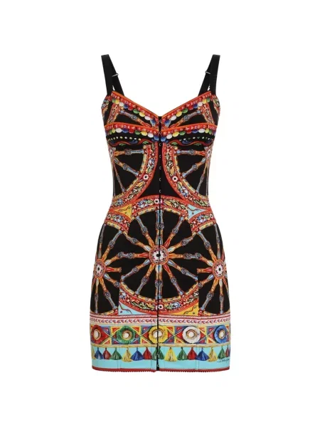 Scurt rochie Dolce & Gabbana cu imagine negru
