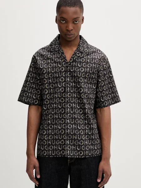HUGO cămașă pentru bărbați din Espino negru