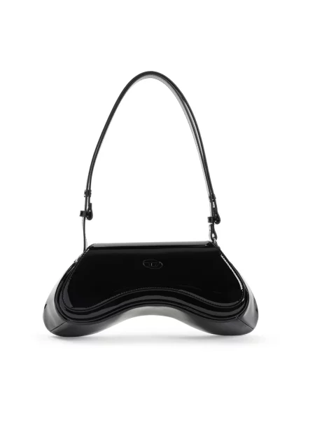 Torebka crossbody Diesel biznesowa czarna