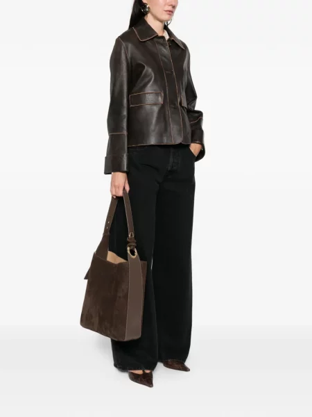 Geantă Anya Hindmarch maro
