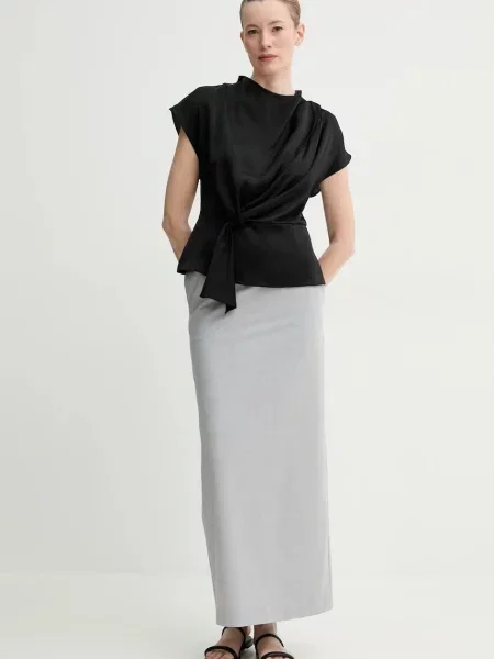 Спідниця ISABELLE BLANCHE maxi пряма сірий