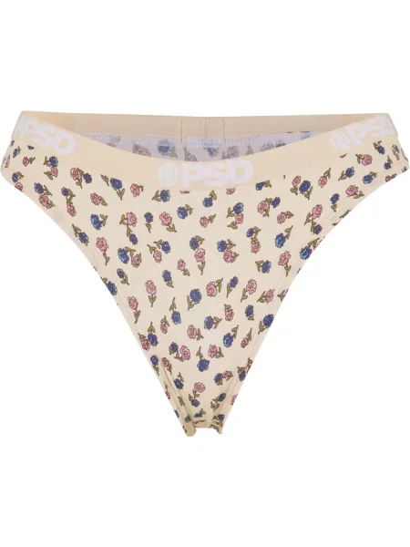 PSD Tanga Western Ditzy ecru verde / mov orhidee albastru