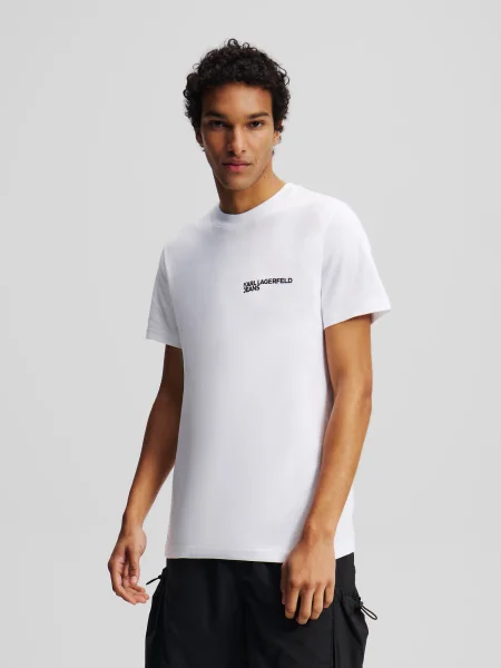 KARL LAGERFELD JEANS Tricou negru alb