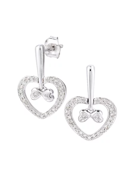DIAMANT LETERNEL Cercei argintiu