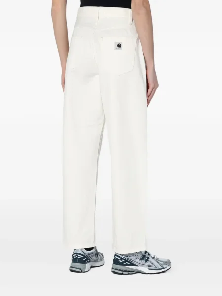 Blugi drepți Carhartt Wip alb