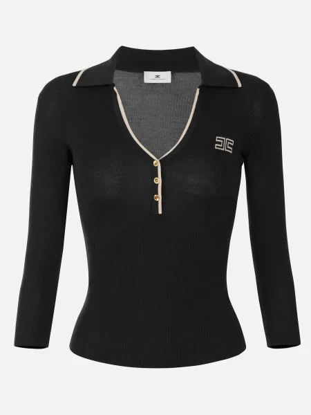 Свитер Elisabetta Franchi черный