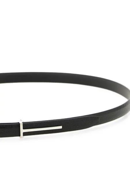 Cu centură curea Tom Ford din piele negru