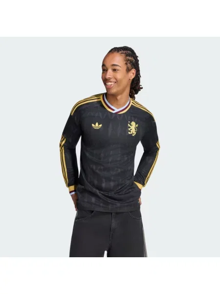 Koszulka Aston Villa Away Long Sleeve czarna