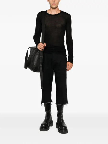 Decupat blugi Rick Owens negru