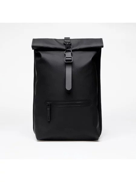 Batoh Rains Rucksack Rolltop W3 13 l black černý