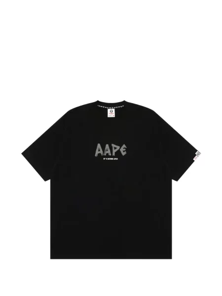 Tricou Aape By A Bathing Ape cu imagine negru