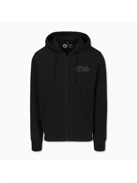 Bluza Pitbull Driving Hooded Zip Sweatshirt black czarna