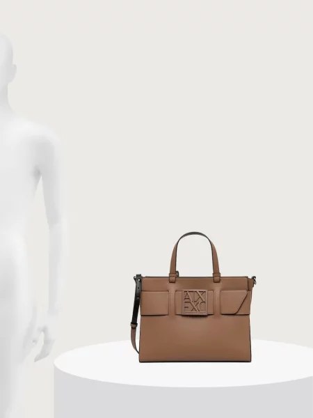 Armani Exchange női műbőr táska bézs