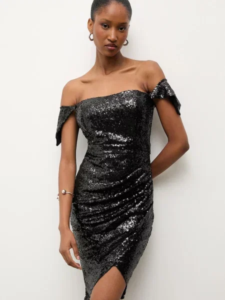 Сукня Answear.LAB mini облягаюче чорний