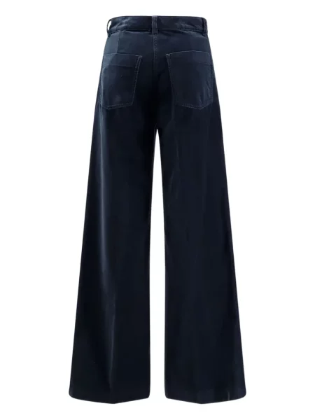 Pantaloni Aspesi de catifea albastru