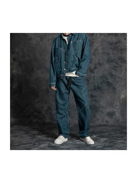 Pantaloni cargo Replay albastru