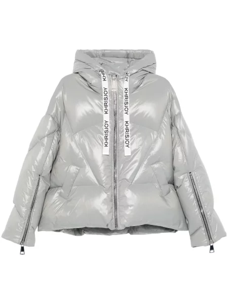 Pikowana kurtka puchowa Khrisjoy szara