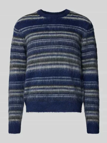 Sweter z miękką puszystą strukturą Only & Sons niebieski