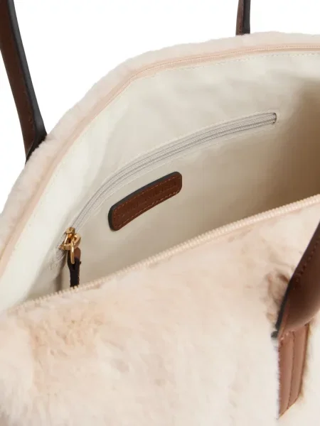 Shopper torbica Tommy Hilfiger s autogramom s krznom