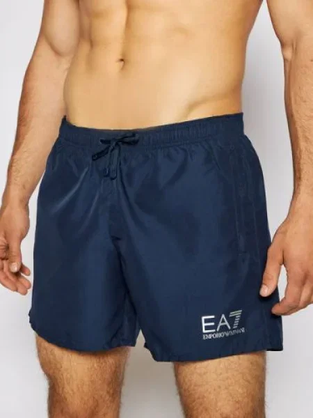 Rövid fürdőruha Ea7 Emporio Armani kék