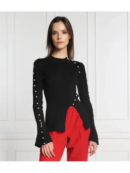 Silvian Heach Pulover HERRIZ cu adaos de lână negru