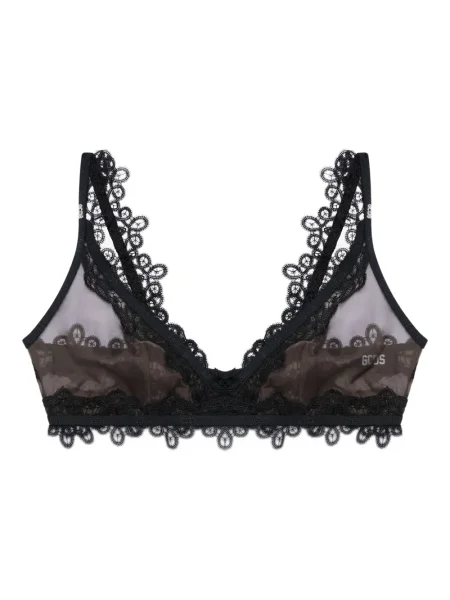 Sutien Gcds din dantelă maro