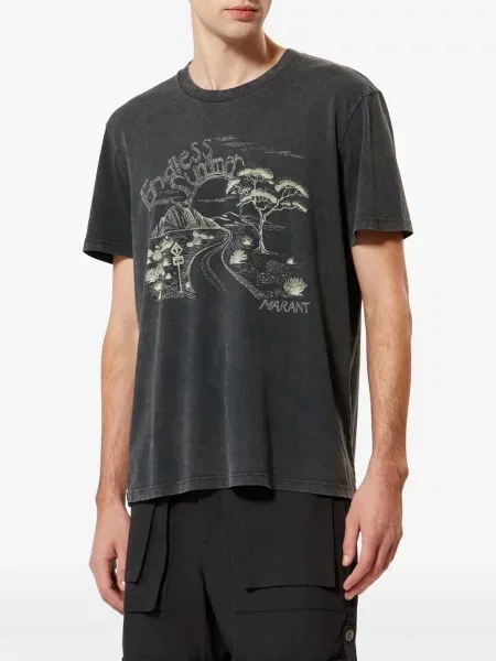 Tričko Isabel Marant šedé