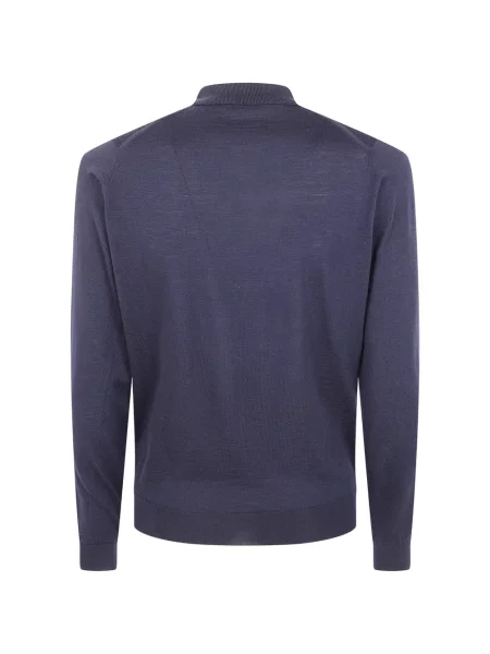 Tricou polo John Smedley albastru