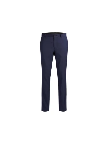 Spodnie Jack & Jones biznesowe niebieskie